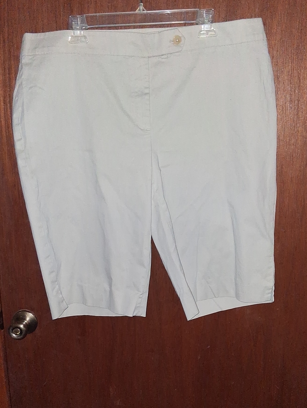 Jones New York Light Khaki Bermuda Shorts